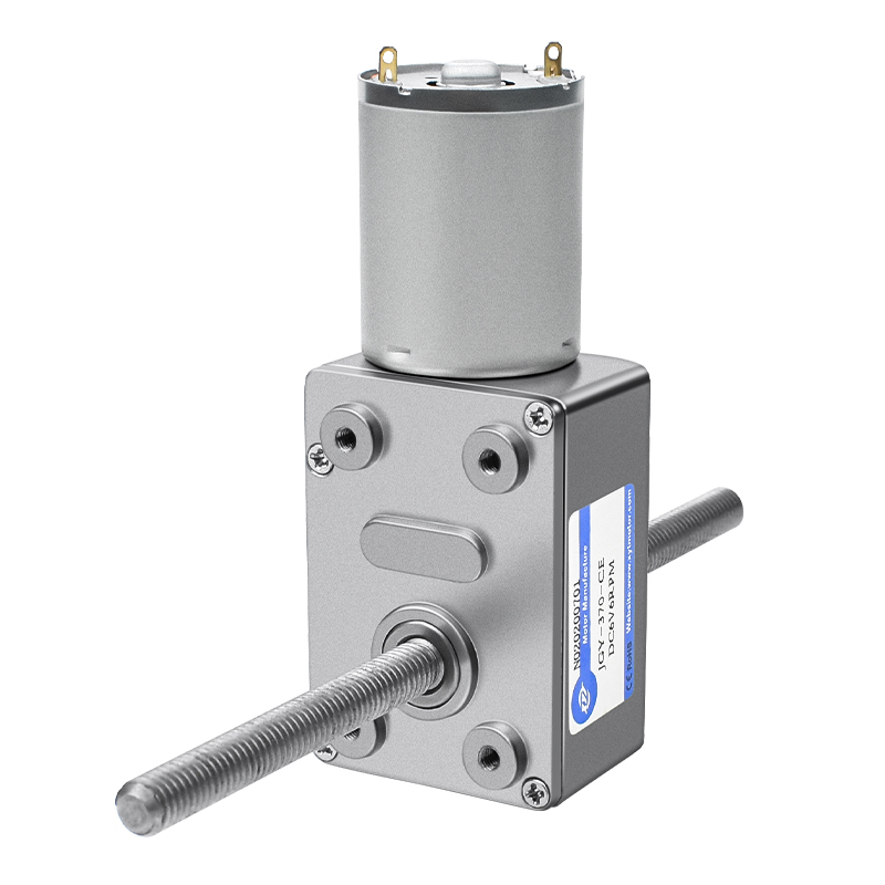 JGY-370大扭矩m涡轮蜗杆微型直流减速电机12v24v低速双螺杆小马达