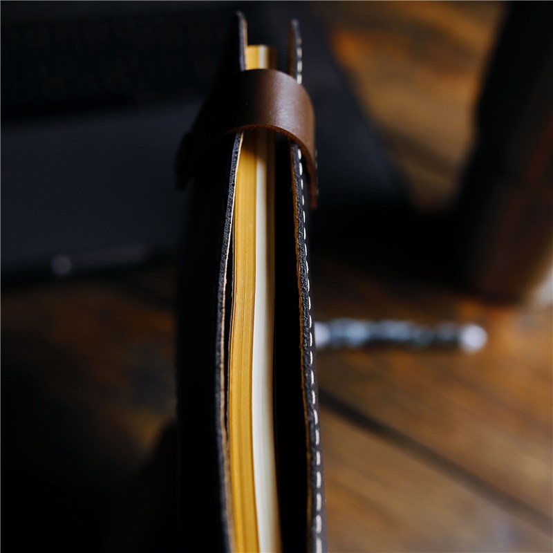 牛皮笔记本子简约真皮A5手账本多功能护照机L票卡片收纳A6A7记事