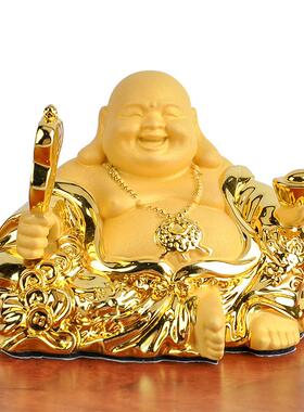 2021新款小车前台车上车载车保平安汽车摆件尼勒佛系高端车内饰品