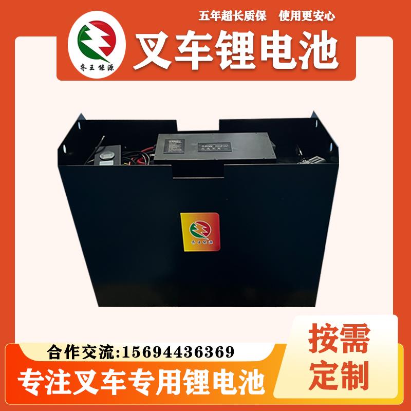 齐王电动叉车锂电池组叉车电池铅酸改锂电24V/25.6V搬运车堆高车