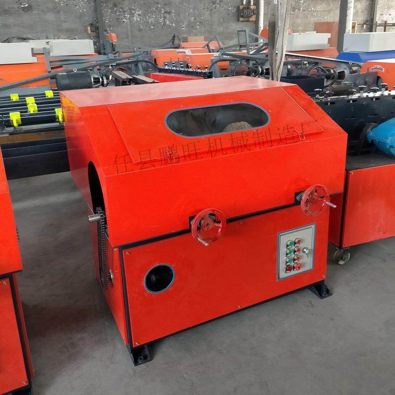 多功能钢管除锈机生锈钢管除锈打磨机小型抛光圆棒打磨机鹏旺机械