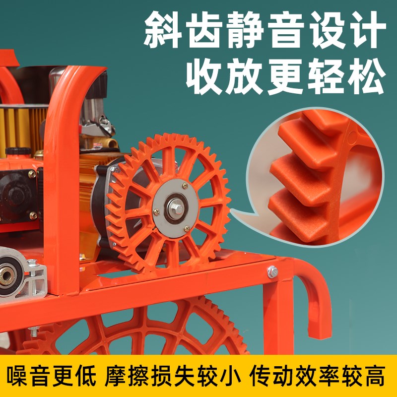 48V72V220V电动打药机高压全自动遥控收管农用R果园小麦农药喷洒