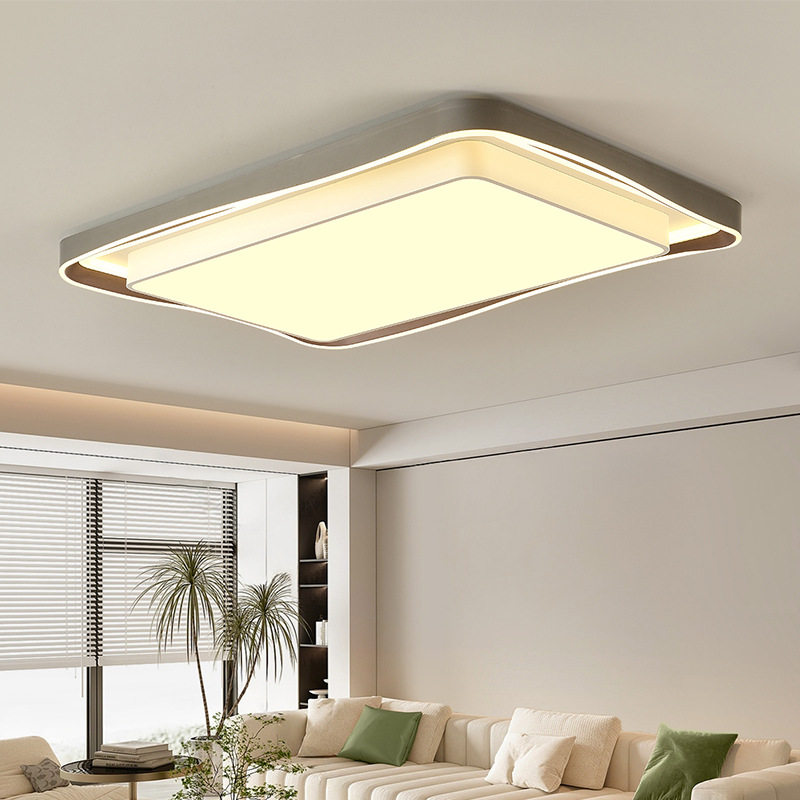 客厅灯现代简约个性温馨主卧室灯北欧创意书房led长方形圆形2024