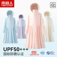 女童2025夏季新款防晒衣轻薄皮肤衣儿童冰丝长款女孩防紫外线外套
