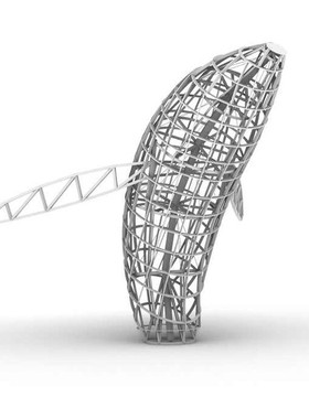 上海大型不锈钢圆雕塑定制卡通鹿熊户外金属铜园林景观玻璃钢摆件