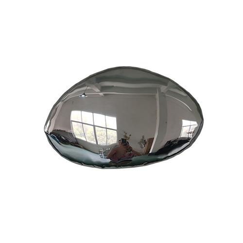 不锈钢壁挂石块雕塑售楼部庭院落地摆件镜面水滴不锈钢现代艺术品