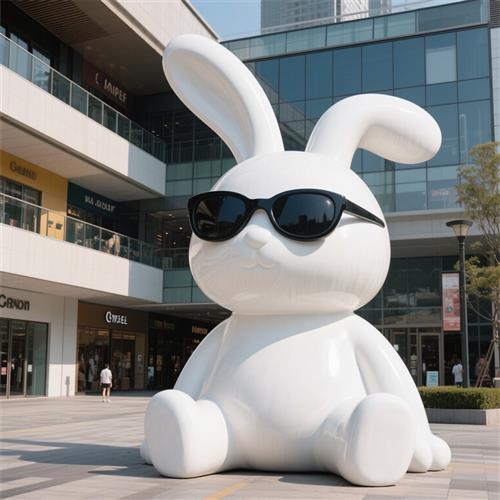 大型玻璃钢卡通雕塑定制户外园林景观小品广场摆件学校不锈钢雕塑