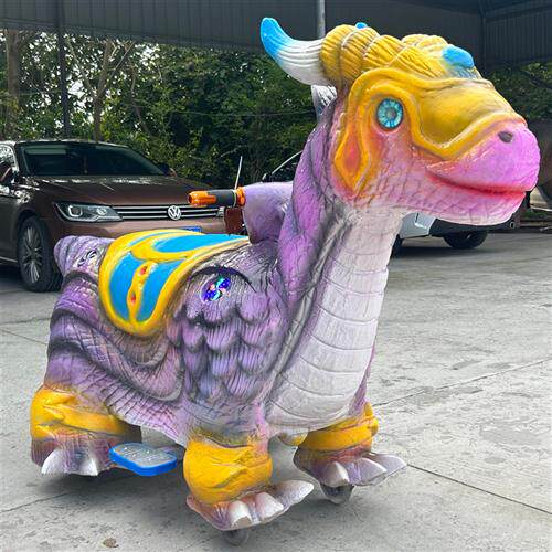 新硅胶软体仿真恐龙儿童电瓶车商场公园广场摆摊爆款引流亲子双人