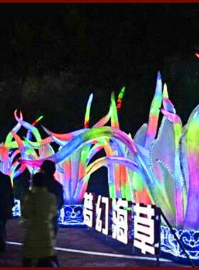 玻璃钢装饰产品四川玻璃钢厂灯光亮化产品玻璃钢产品装饰布置