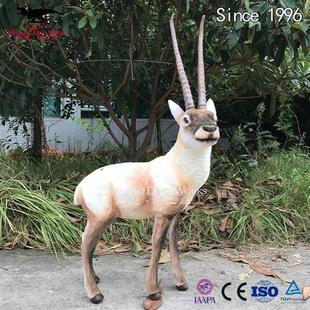 仿真羚羊动物机械模型工艺品大型仿真动物源头生产工厂