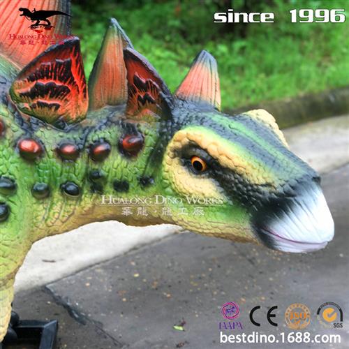 大型仿真剑龙模型制作华龙-龙工厂软硅胶皮肤颜色逼真形态各异.