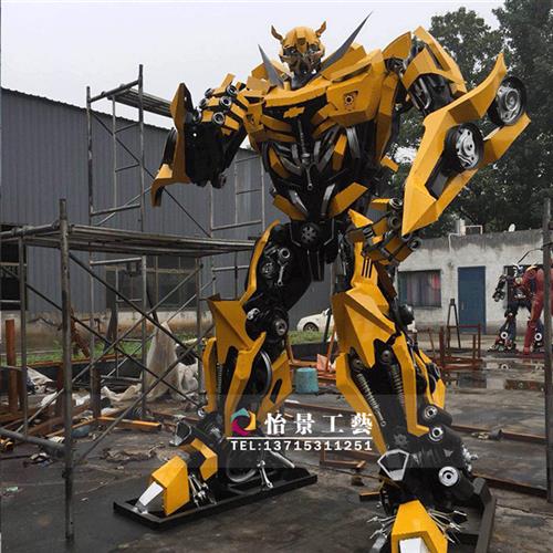 变形金刚大型雕塑经典影视人物大黄蜂造型雕塑广场美陈雕塑摆件