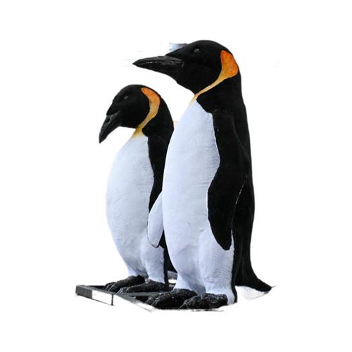 仿真企鹅模型博物馆仿真海洋动物道具装饰品摆件摄影展厅道具