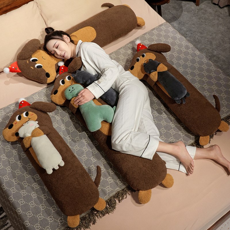 狗狗长条抱枕女生睡觉专用v床上侧睡夹腿宿舍靠垫枕可拆洗靠枕夏