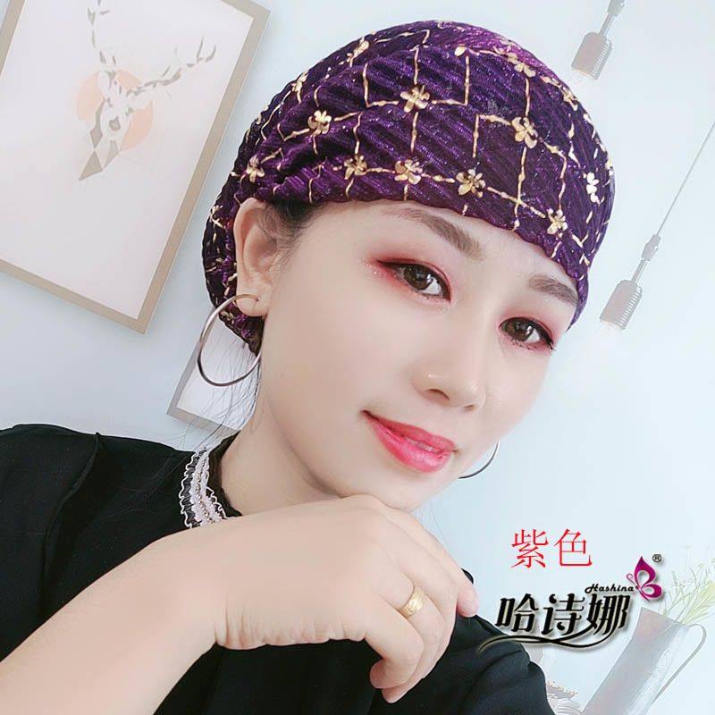 帽民族女帽子夏季纱巾帽子民族盖头包头帽轻薄透气遮白发