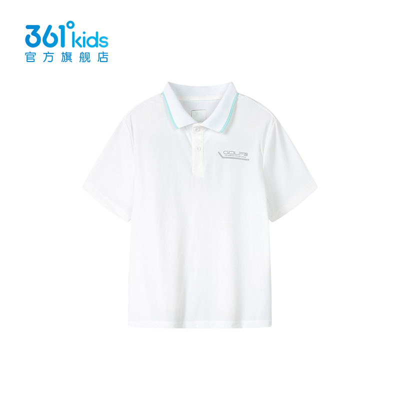 361361童鞋男童短袖T恤夏季新款儿童POLO衫中大童休闲运动上衣