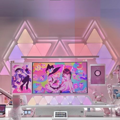 智能UV图案定制奇光板氛围量子灯