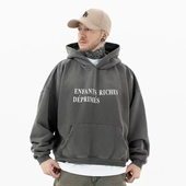 Enfants 富二代ERD渐变加绒卫衣白敬亭同款 Riches Deprimes忧郁