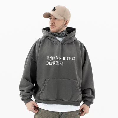 Enfants Riches Deprimes忧郁的富二代ERD渐变加绒卫衣白敬亭同款