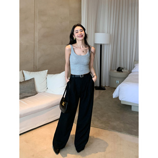 Lin 短款 吊带背心女夏季 弹力修身 针织外穿上衣 2025新款 Maven