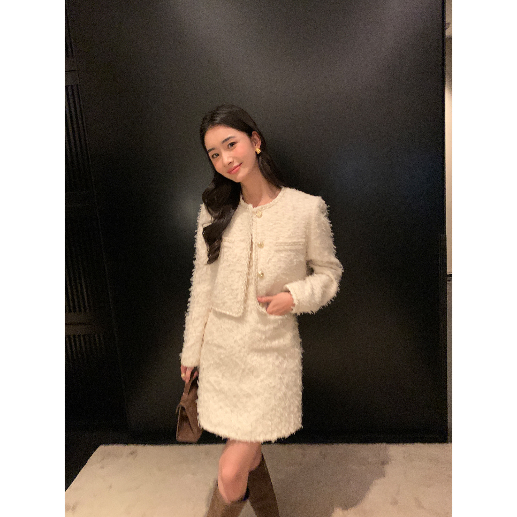 经典时尚小香风外套女短款