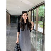 Maven 背心裙女叠穿双面呢V领连衣裙 1OO羊毛无袖 Lin 奢雅兼蓄