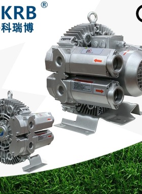 4RB210A75单相220V0.55KW单段式旋涡气泵 真空泵 550W高压鼓风机