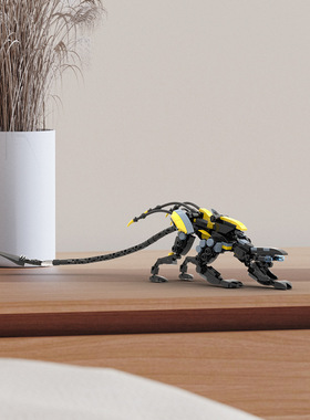 MOC地平线零黎明追踪者机器潜行者儿童拼搭积木玩具