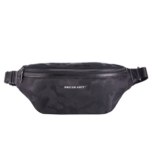 礼想之光单肩胸包斜挎包小巧超轻便携包包DG0302 迷彩黑