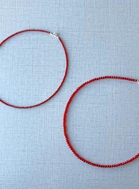 MaisonCleo通勤尖晶石锁骨链