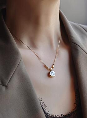 MaisonCleo甜美笑脸锁骨链