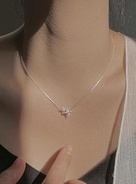 MaisonCleoS925纯银四芒星项链