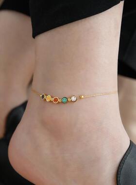 MaisonCleo笑脸滴釉脚链2026款