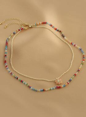 MaisonCleo花朵锁骨链送女友