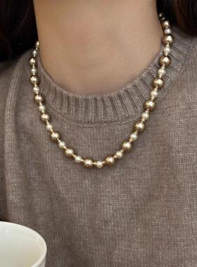 MaisonCleo轻奢小众虎眼石项链