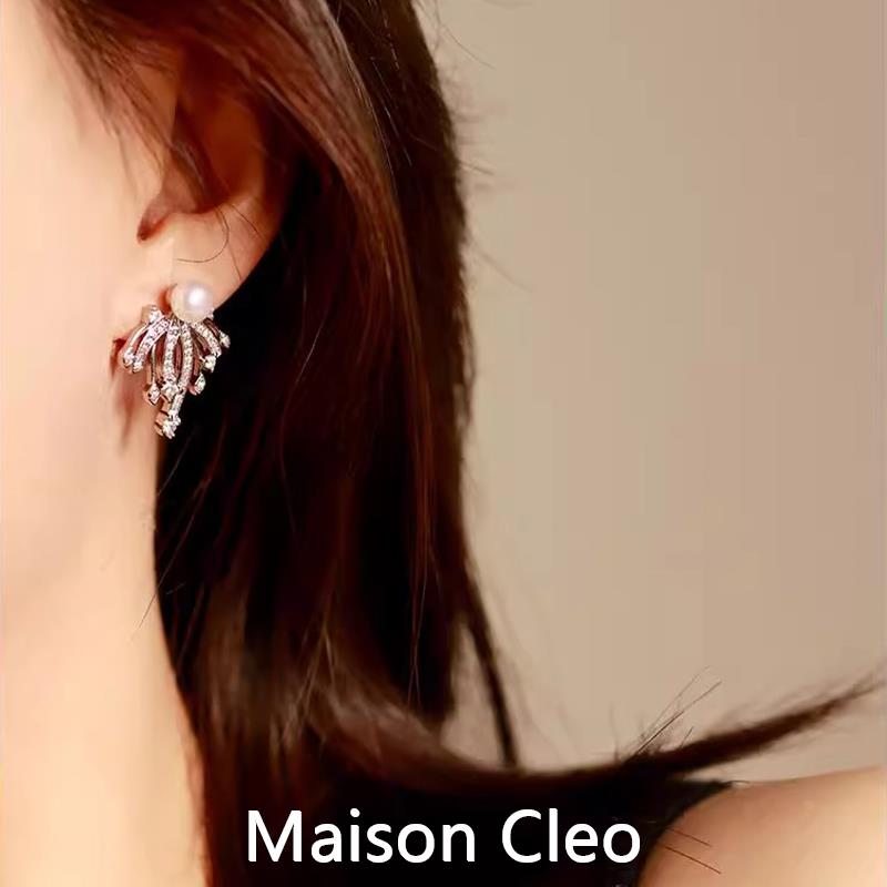 MaisonCleo轻奢新款珍珠耳钉