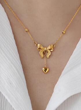 MaisonCleo在逃公主蝴蝶结项链