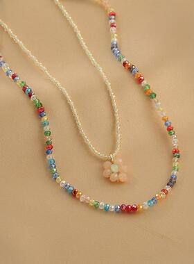 MaisonCleo花朵锁骨链送女友