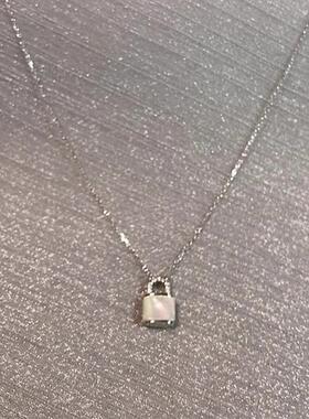 MaisonCleo贝母锁头吊坠项链