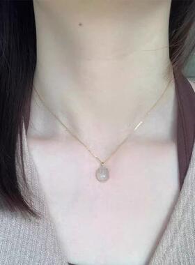 MaisonCleo和田玉貔貅锁骨链