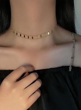 MaisonCleo金色双层锁骨链