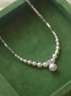 MaisonCleo优雅纯净珍珠项链