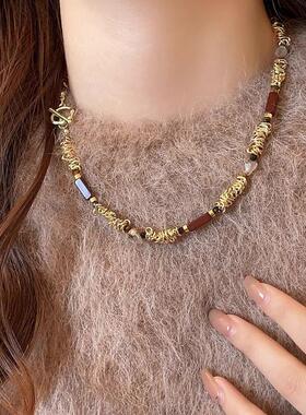 MaisonCleo美拉德串珠项链女