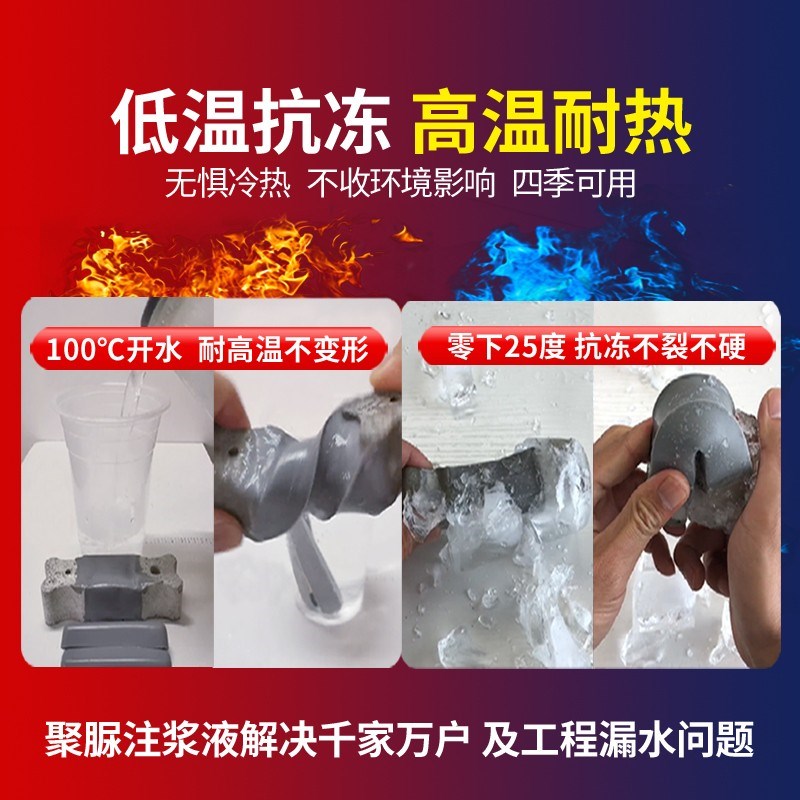 外露型聚脲防水涂料o室外屋顶裂缝柔性堵漏胶防晒隔热材料注浆液