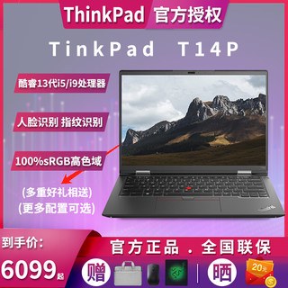 联想ThinkPad T14p 2023款13代酷睿处理器 14英寸独显工程设计商务办公轻薄便携官方旗舰笔记本电脑