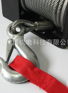 厂家直销便携式电动绞盘 电动绞盘 winch2000LB 小型电动绞盘