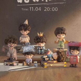首批TOPTOY小u初代未寄出的信系列盲盒创意潮玩周边女生礼物摆件