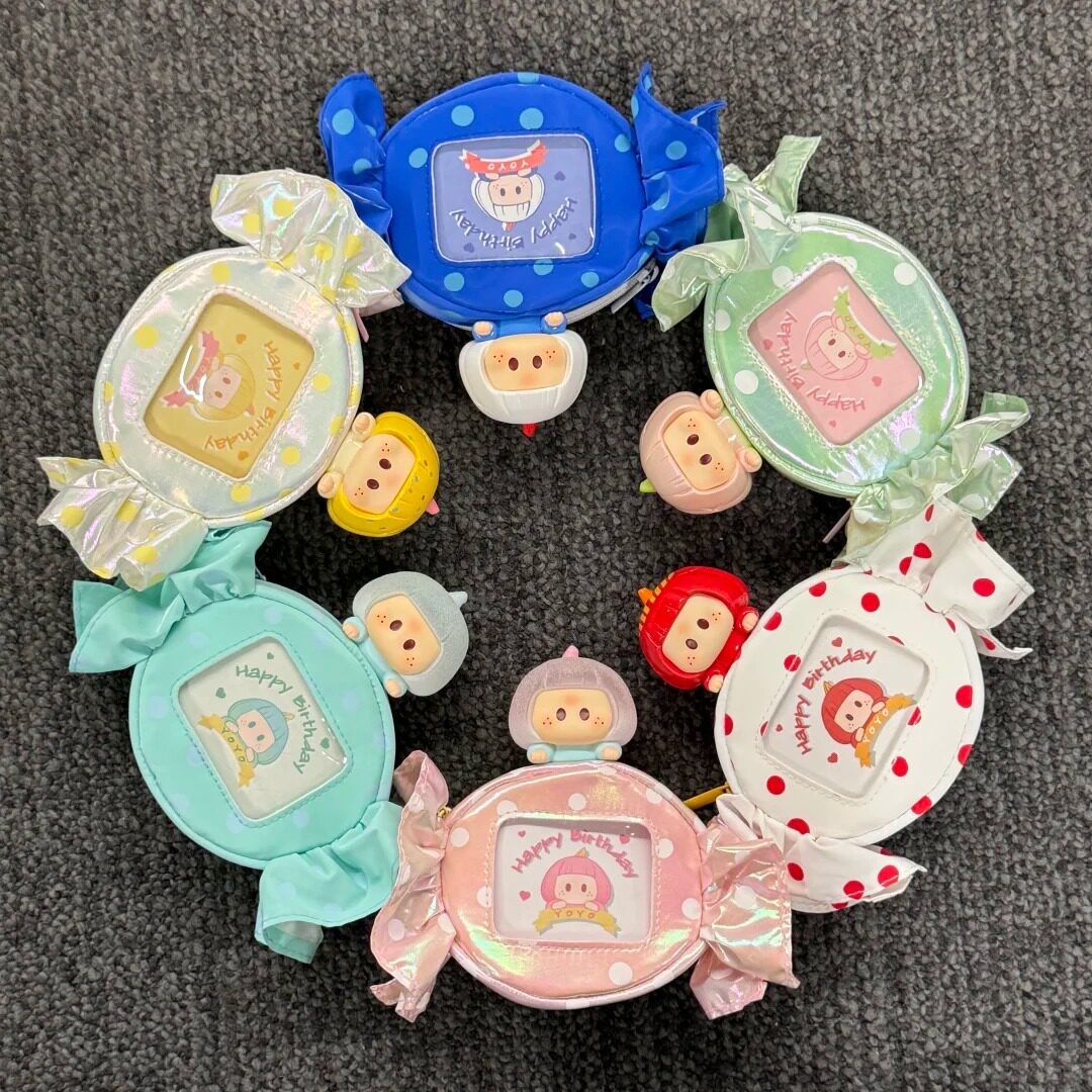 现货正品miniso名创优品右右酱YOYO装着你系列糖果包挂件盲盒女生
