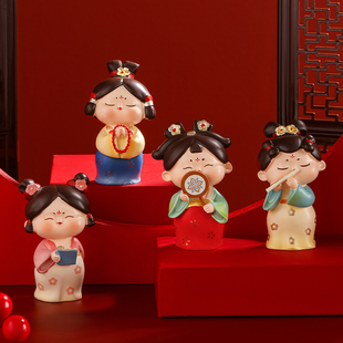 速发文安桌创纪念品古风唐仕小摆件办公室西面装饰品生日礼物送生