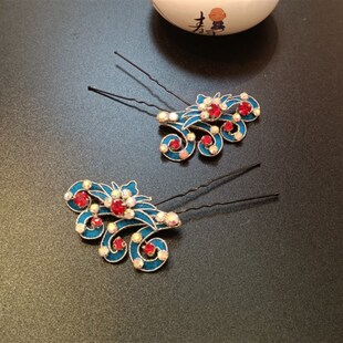 速发戏翠头剧越剧黄梅戏小旦头饰小姐仿点曲点绸小草花点缀小戏饰